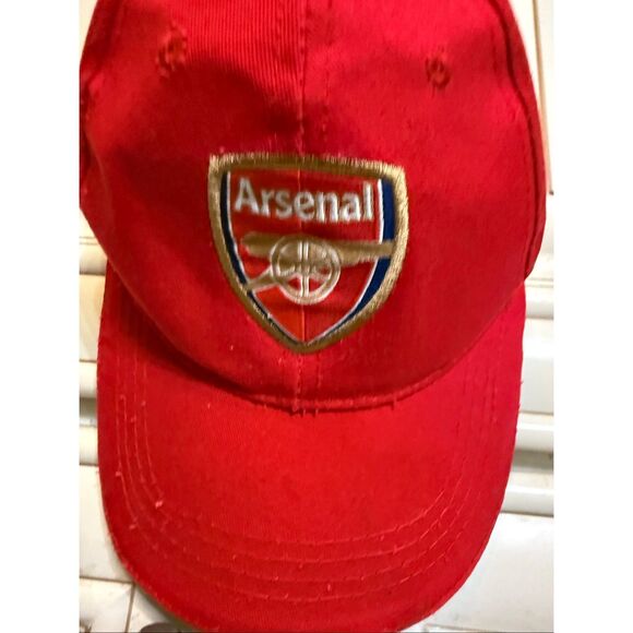 Arsenal Football Club Men's Logo Adjustable Snapback Cap Hat Red One Size - Picture 2 of 8